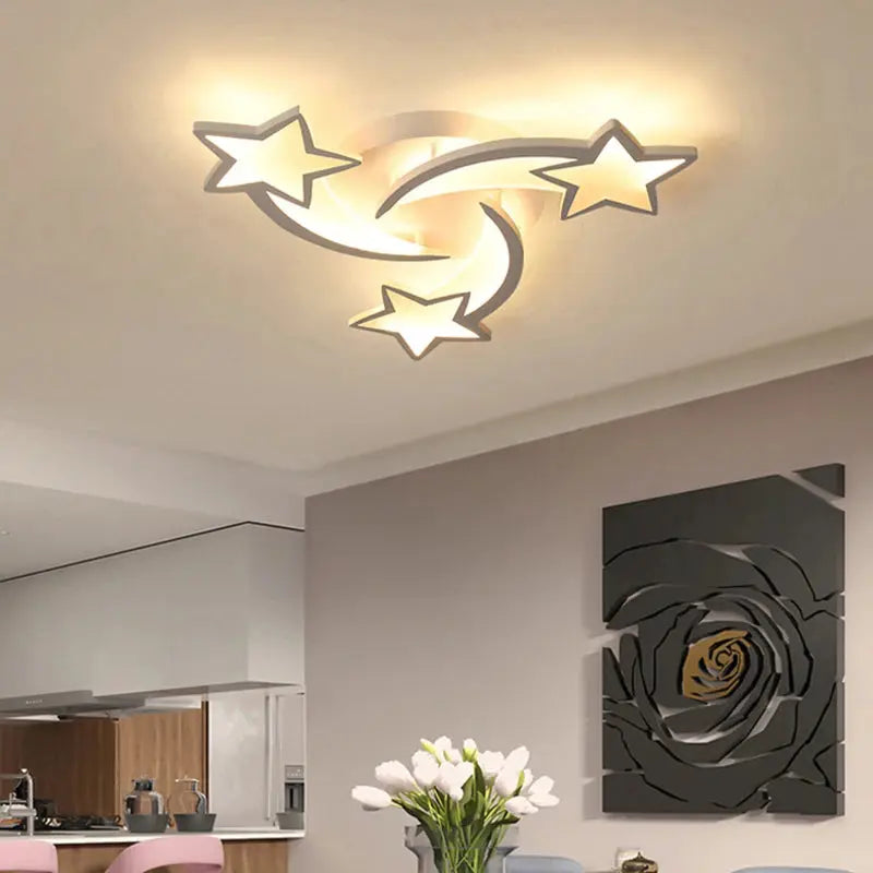 Modern Star LED Chandelier Ceiling Light Furnish Wise