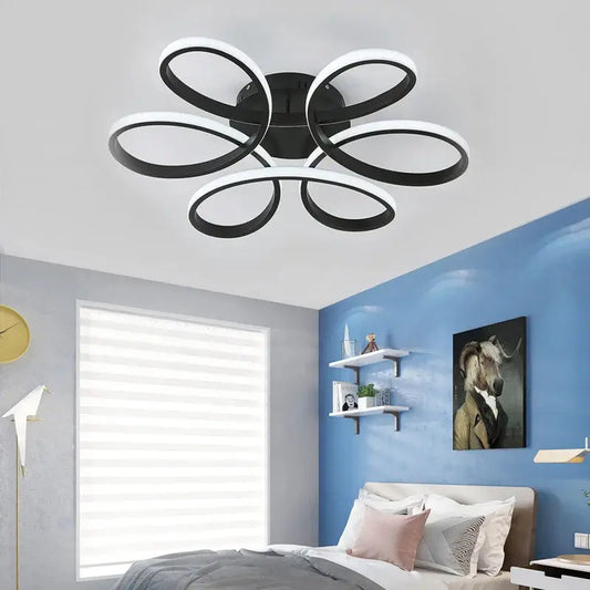 Modern Petal LED Chandelier Ceiling Light Furnish Wise