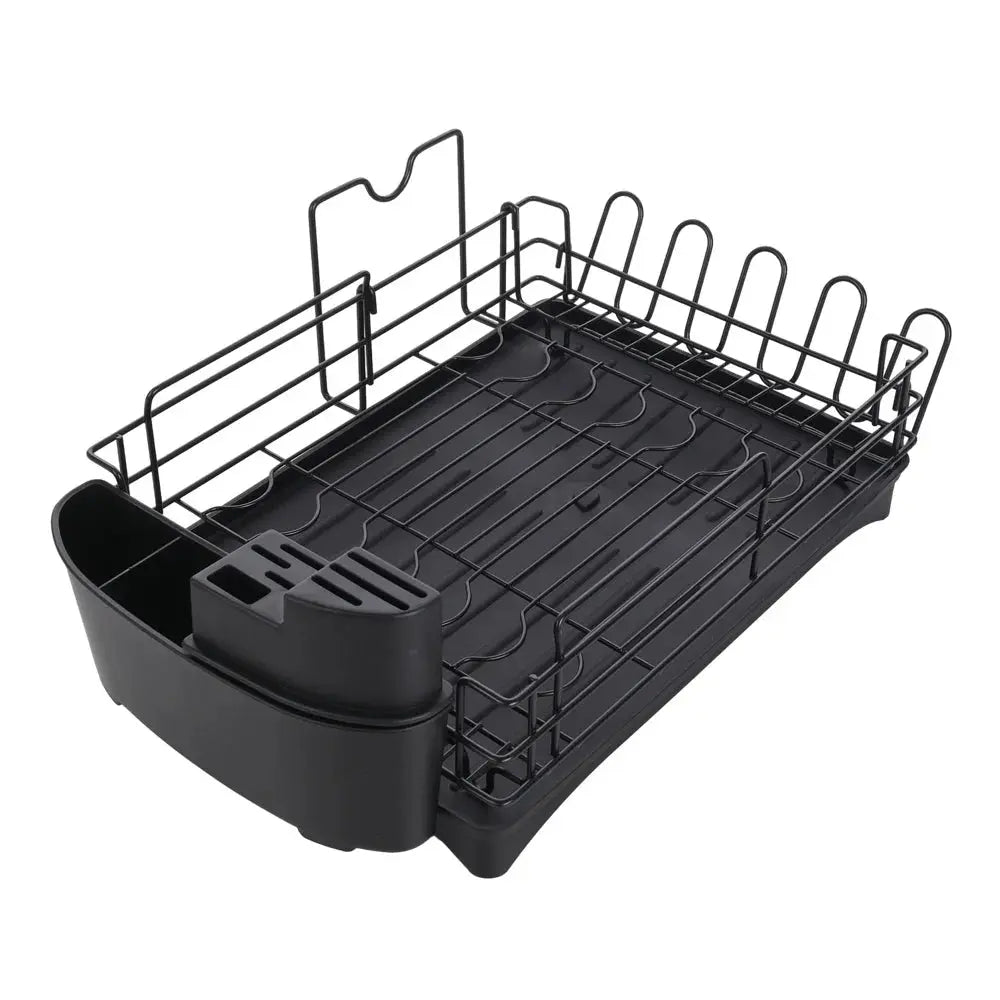 Multifunctional 2 Tier Detachable Dish Drainer Rack Furnish Wise