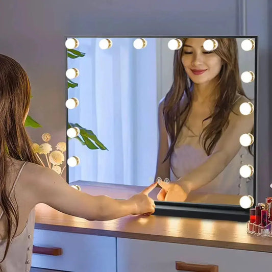 Rectangle LED Makeup Vanity Mirror Furnish Wise