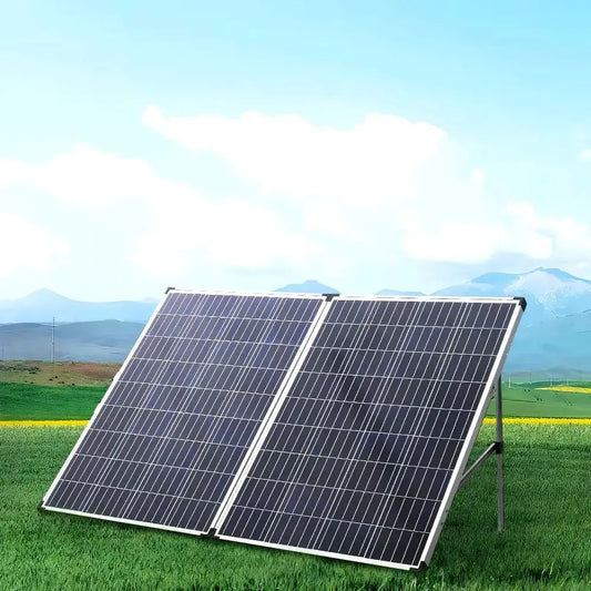 120W 12V 132cm Portable Folding Solar Panel Kit Furnish Wise