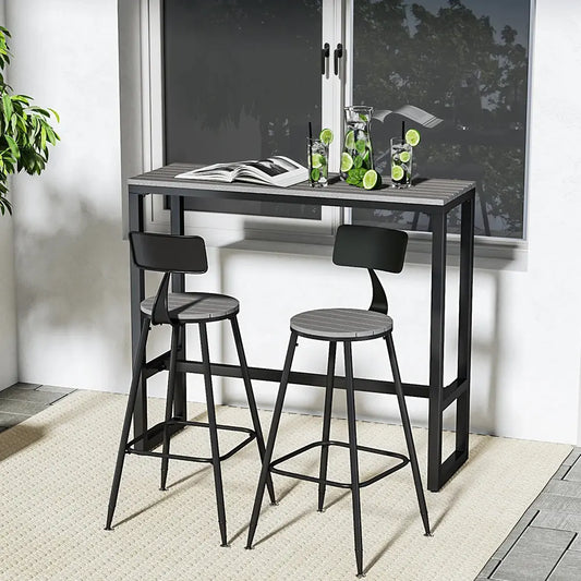 Modern Garden Bistro High Bar Stools Furnish Wise