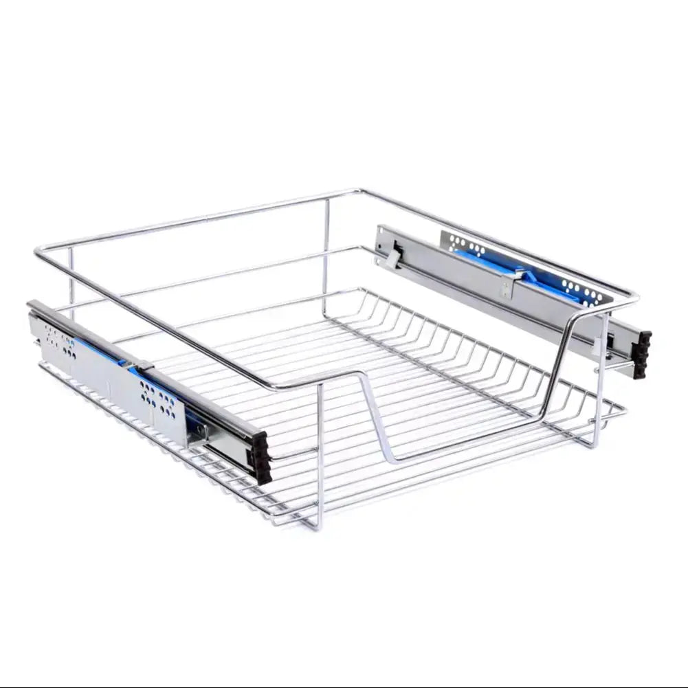 Pull Out Wire Basket Kitchen Cupboard Drawer Furnish Wise
