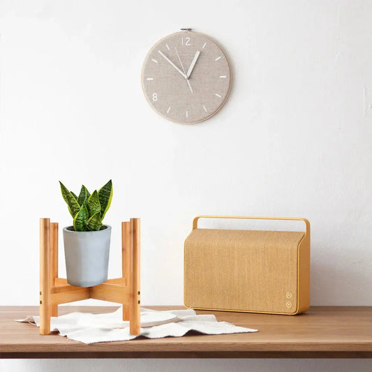 Wooden Oak Flower Plant Pot Holder Furnish Wise