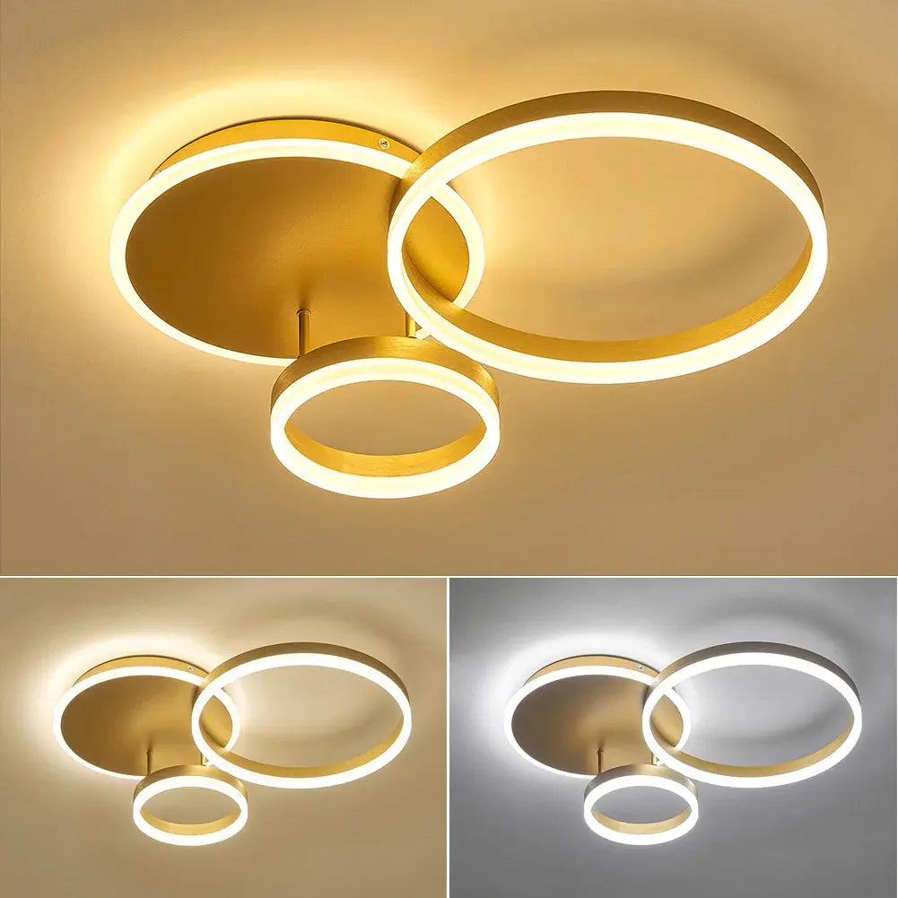 Modern Round LED Chandelier Ceiling Light Furnish Wise