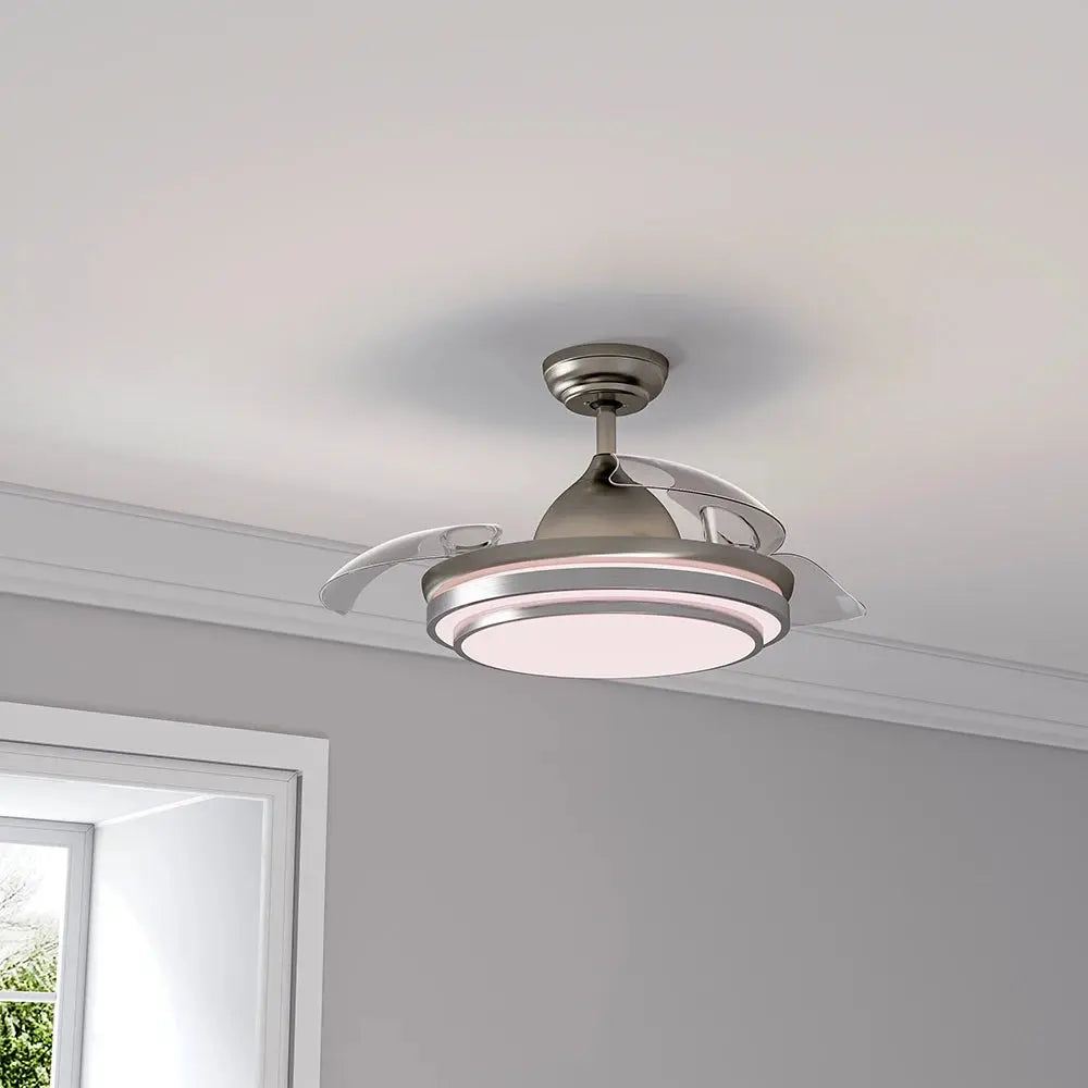 42 Inch Ceiling Fan Blade Light Chandelier Lamp + Remote Control Furnish Wise