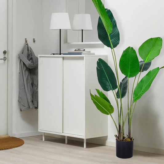 Artificial Banana Tree in Pot Fake Plant Furnish Wise