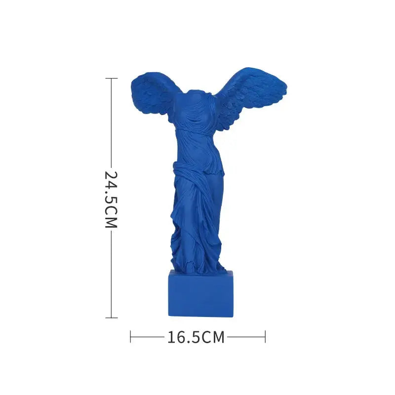 24.5cm Victoria Goddess Figure Sculptures, Roman Winged Victory Samothrace Desktop Ornements Pour Home Decor Collection Gifts Furnish Wise