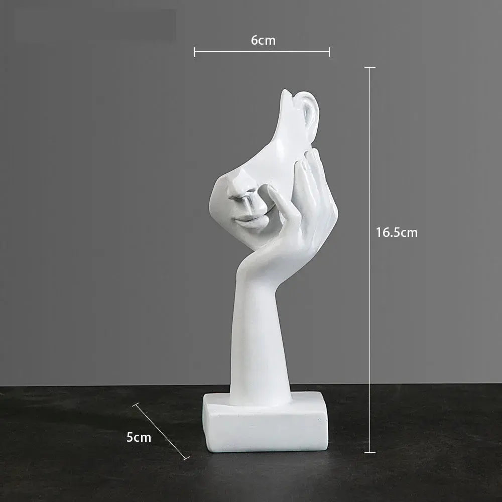 Resin Abstract Mask Statues European Miniature Figurines for Interior Home Office Study Desktop Figure Ornament Decor Gift Furnish Wise