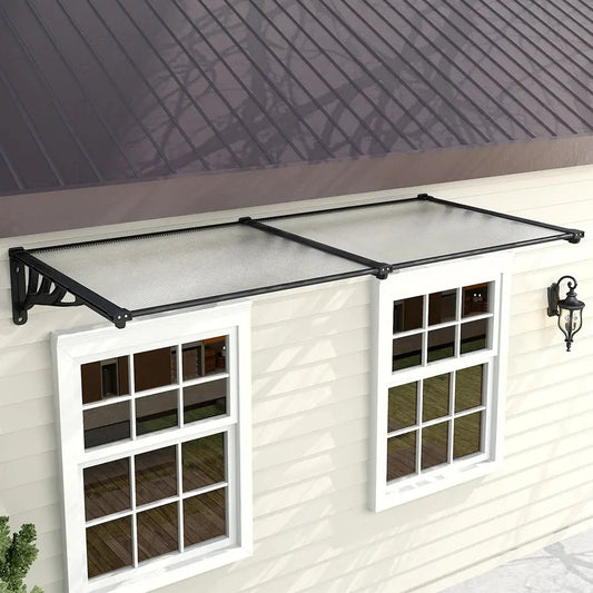 Door Window UV-resistant Water Resistant Awning Canopy Rain Cover Furnish Wise