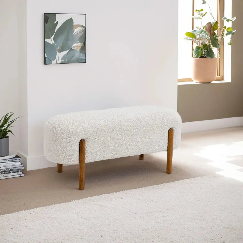 Rectangular Contemporary Household Upholstered Bench Furnish Wise