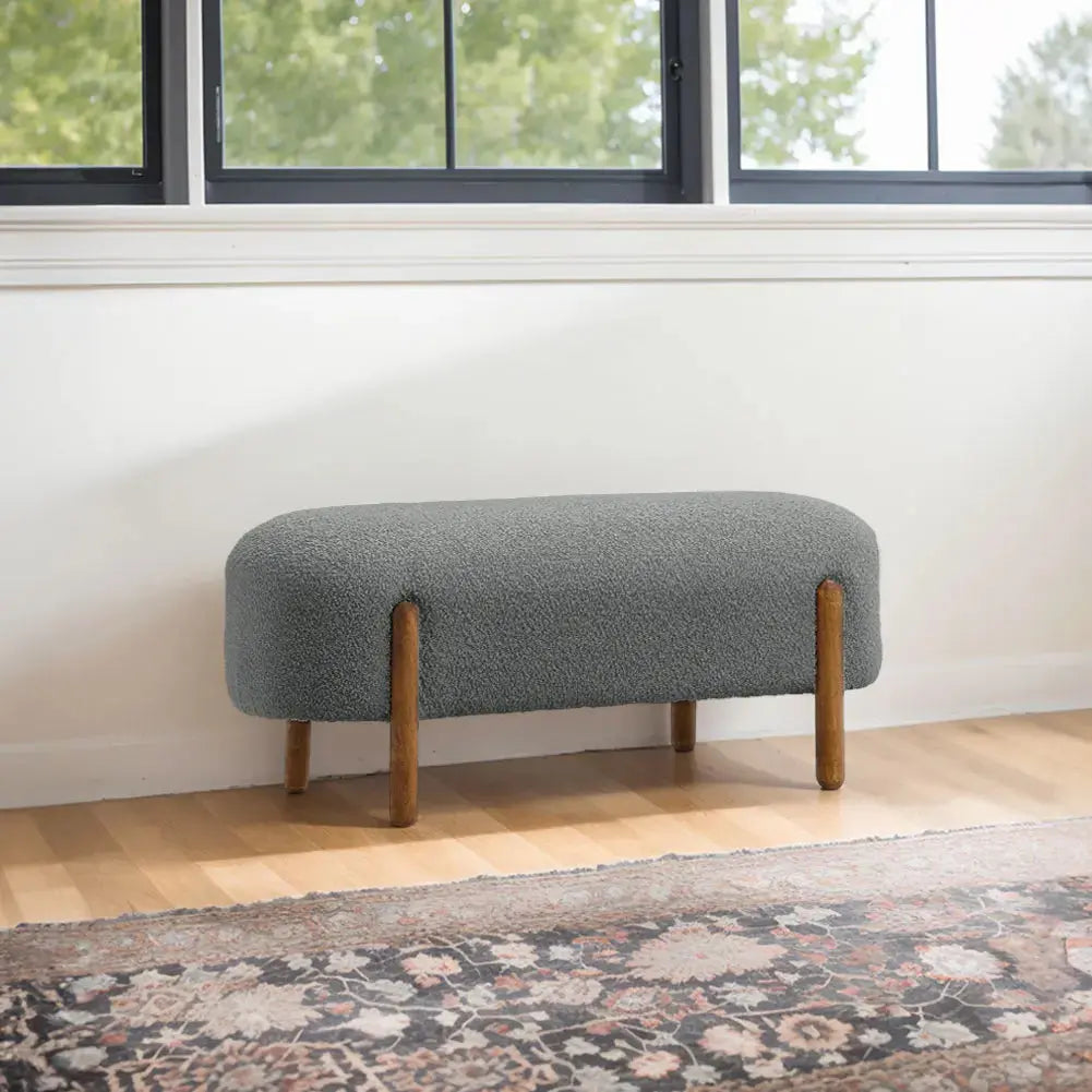 Rectangular Contemporary Household Upholstered Bench Furnish Wise