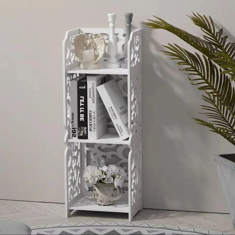 3 Tier Bookshelf Storage Unit Stand Furnish Wise