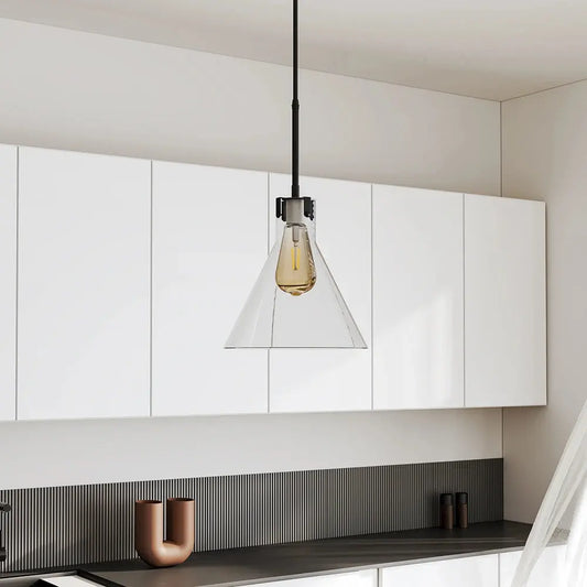 Modern Style Glass Single Light Pendant Furnish Wise