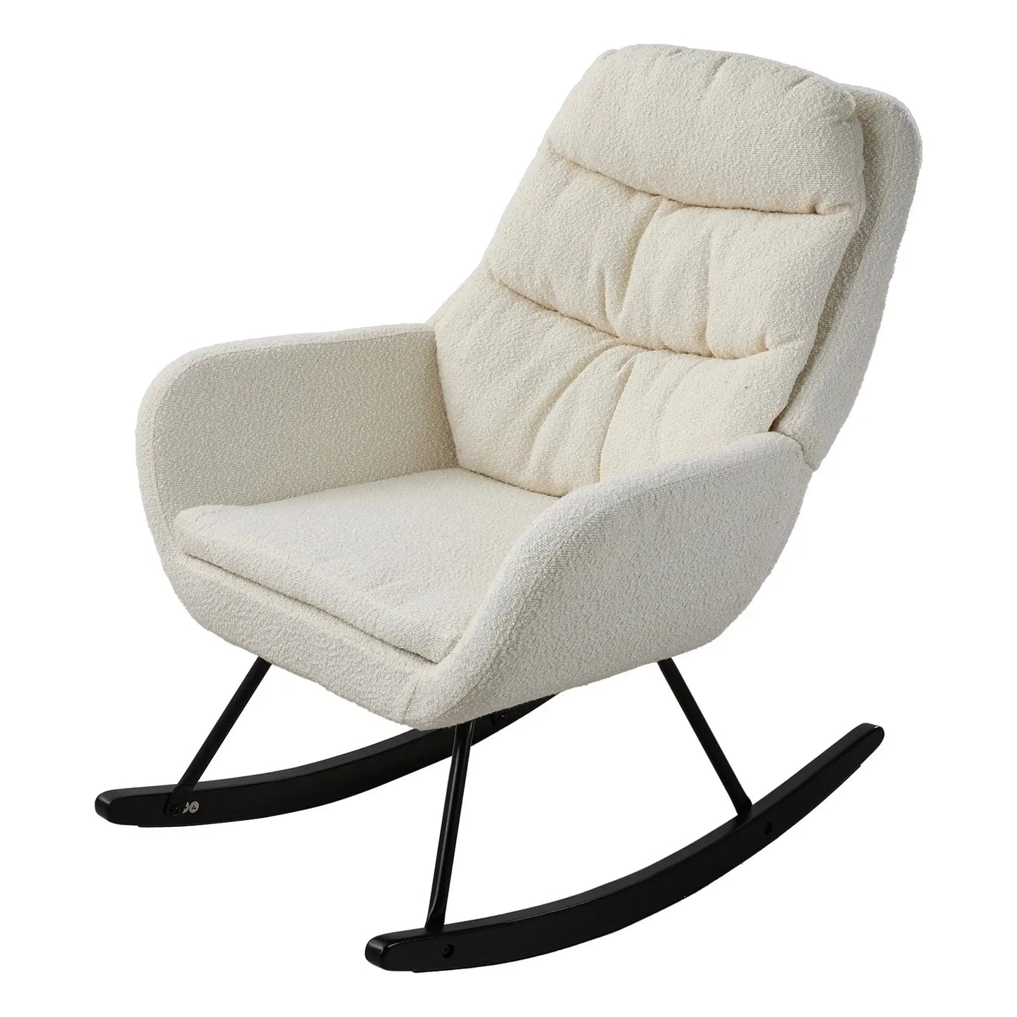 Teddy Fleece Upholstered Rocking Chair