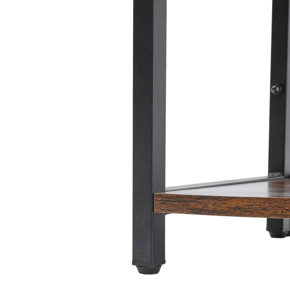 Brown 5 Tier Corner Book Shelf Storage Display