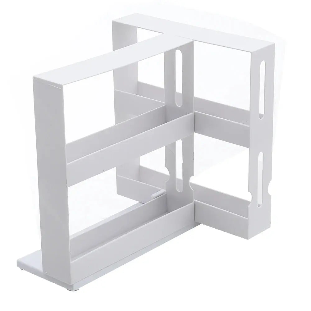 2 Tier Rotating Pull-out Spice Herb Rack