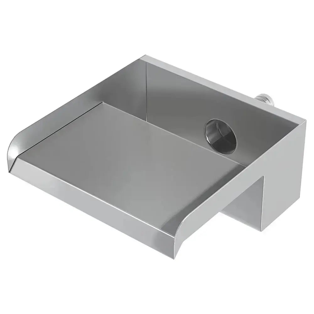 Silver 20cm Stainless Steel Waterfall Pool Fountain