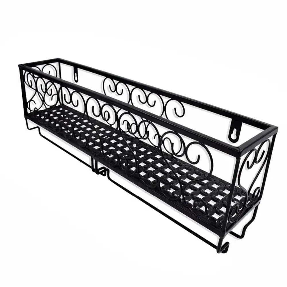 Wall Mounted Metal Wine Glass Rack