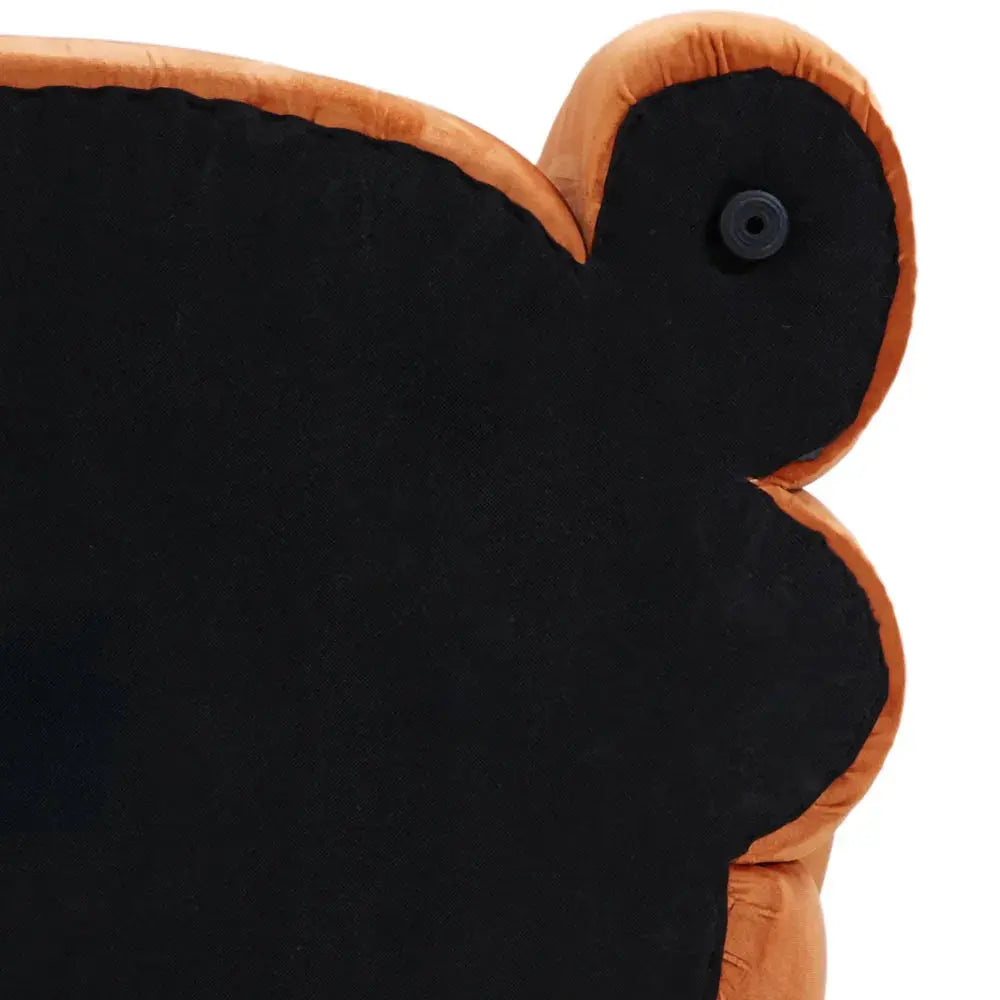 Nordic Velvet Upholstered Curved Armchair