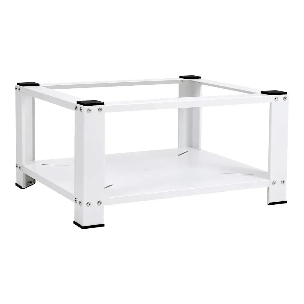 Washing Machine Dryer Pedestal Powerful and Durable, White Furnish Wise