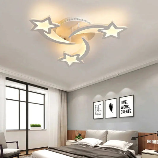 Modern Star LED Chandelier Ceiling Light Furnish Wise