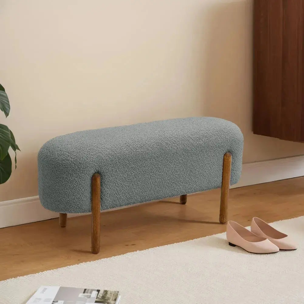 Rectangular Contemporary Household Upholstered Bench Furnish Wise