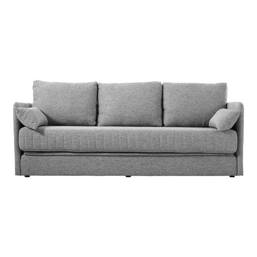 3-Seater Folding Sofa Bed with 2 Pillows Furnish Wise