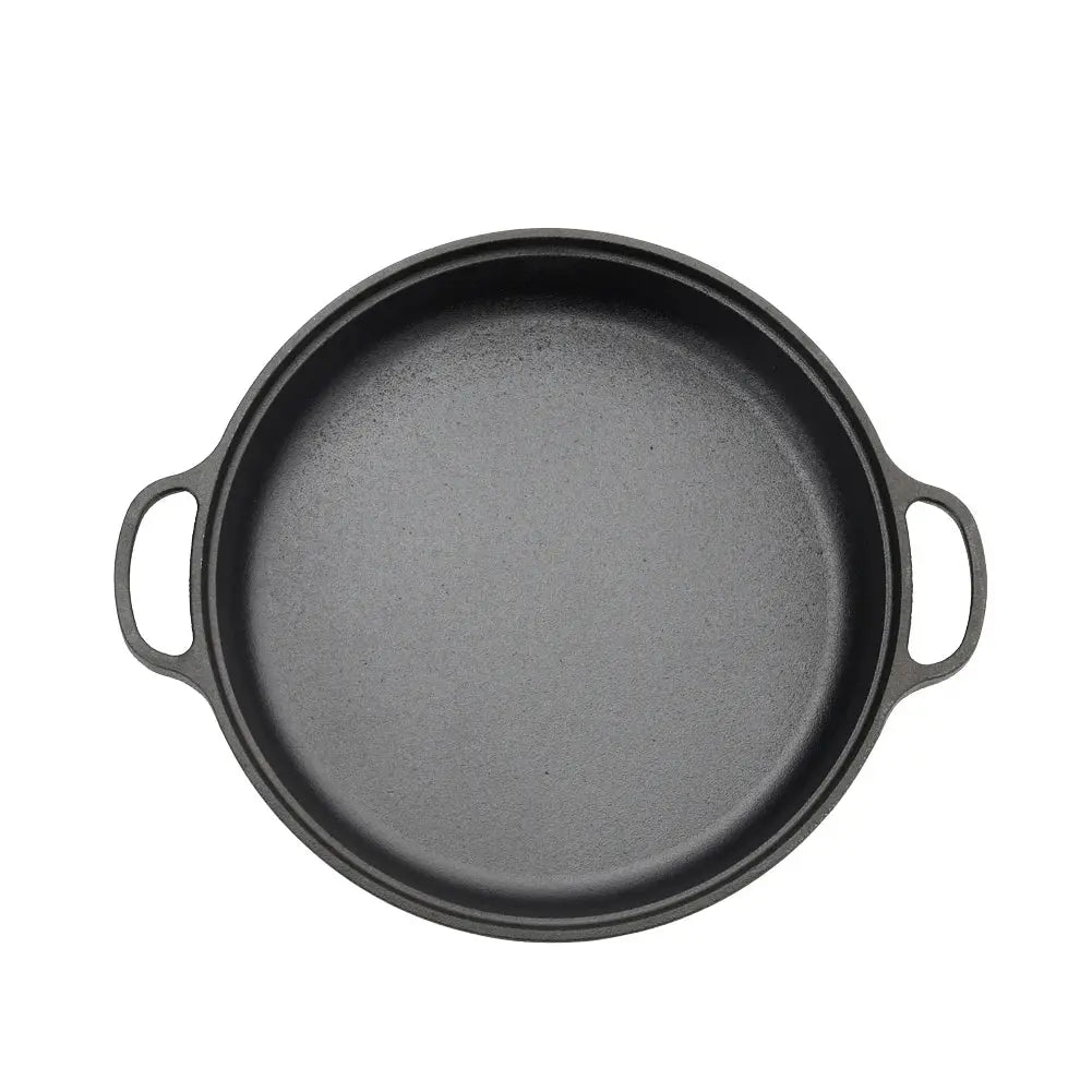 Black Pre-Seasoned Cast Iron Pan