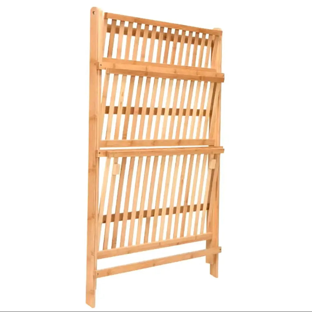 3 Tier Ladder Foldable Plant Pot Stand, Wood