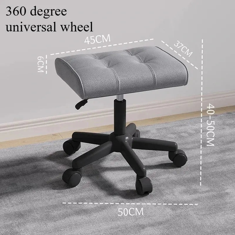 Adjustable Height Foot Rest for Office Chair, Under Desk Elevating Footstool with Memory Foam, Ergonomic Home Sofa Leg Rest Furnish Wise