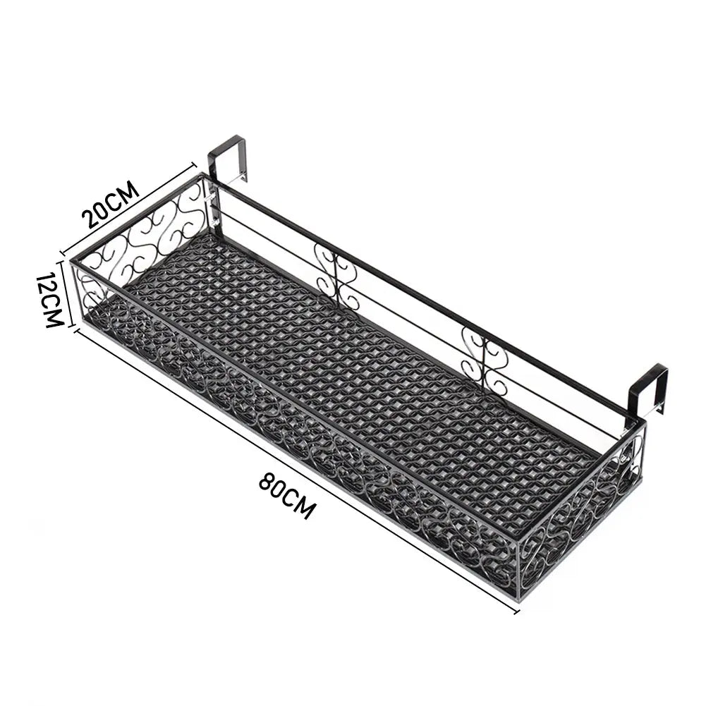 Hanging Railing Flower Pot Holder Furnish Wise