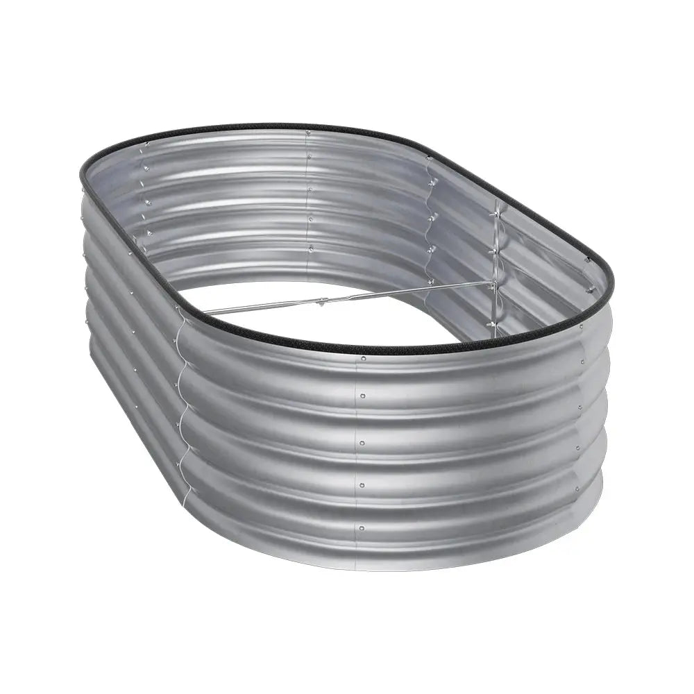 Silver Garden Raised Bed Planter Pot