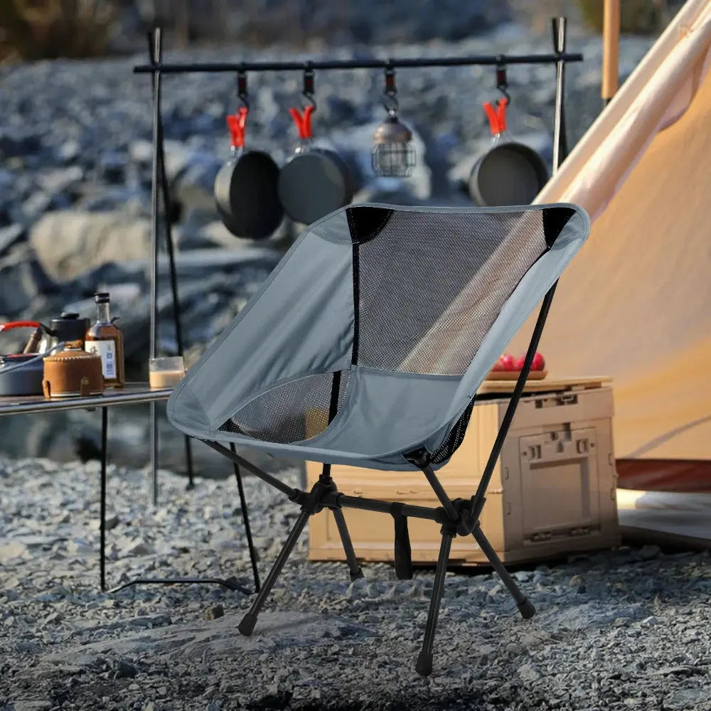 Portable Backrest Folding Camping Chair