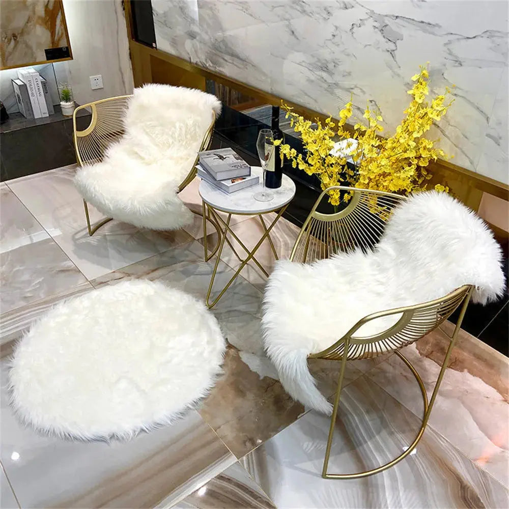 Creative Hollow Out Golden Luxury Armchair Furnish Wise