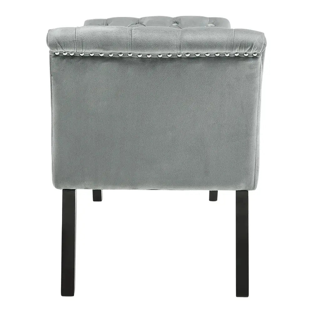 Modern Design Velvet Button Bench