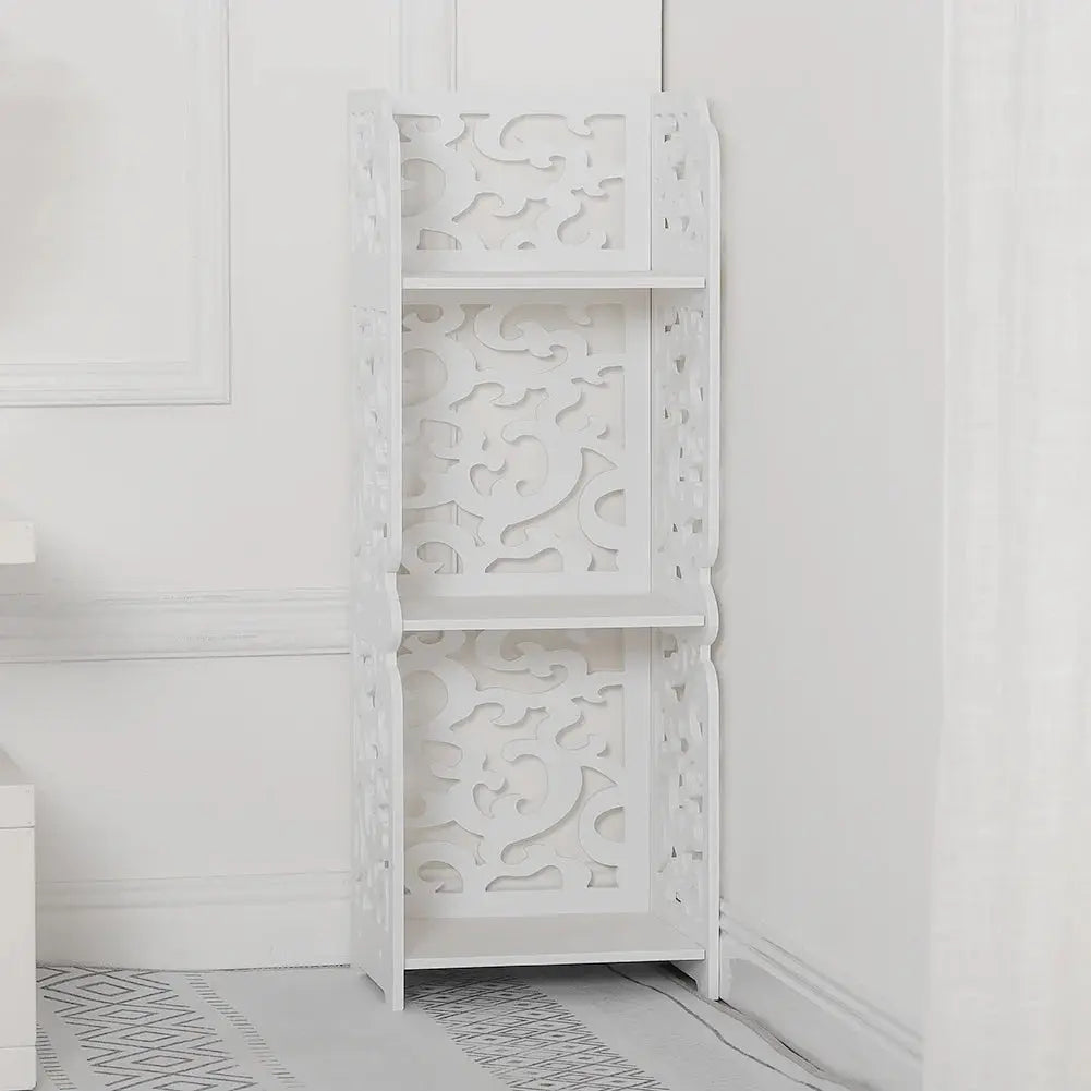 3 Tier Bookshelf Storage Unit Stand Furnish Wise