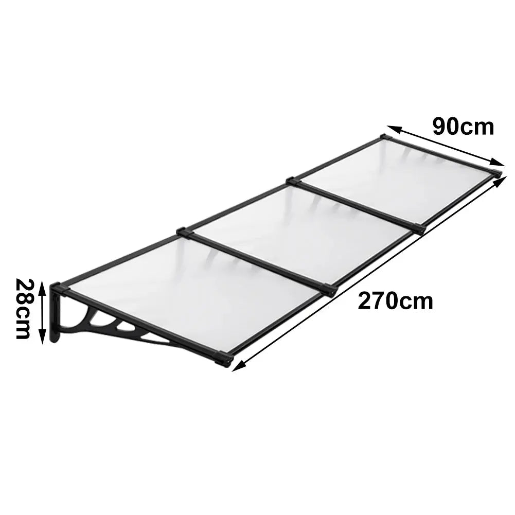 Door Window UV-resistant Water Resistant Awning Canopy Rain Cover