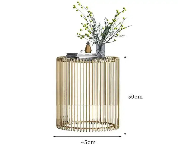 Creative Hollow Out Golden Luxury Armchair Furnish Wise