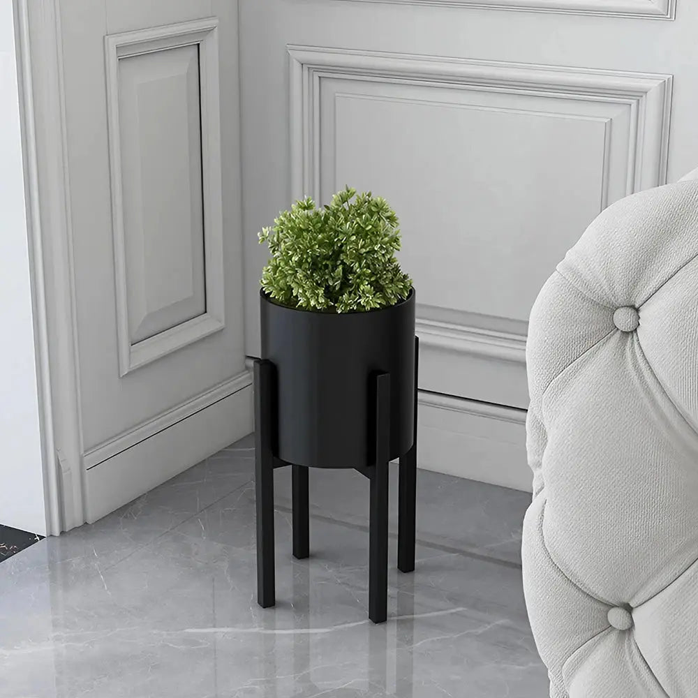 Simple Style Metal Plant Stand Flower Pot Holder Furnish Wise