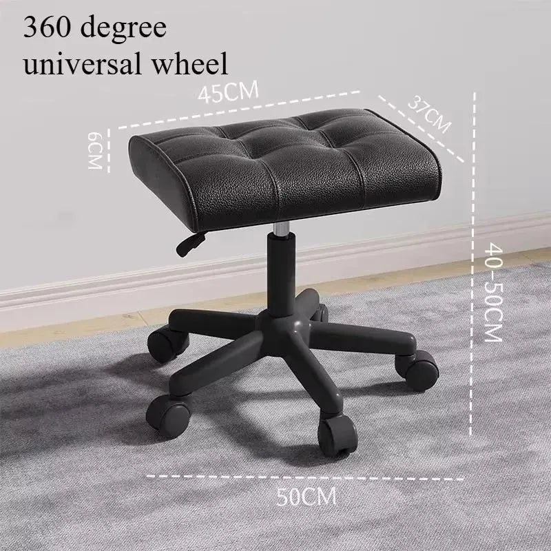 Adjustable Height Foot Rest for Office Chair, Under Desk Elevating Footstool with Memory Foam, Ergonomic Home Sofa Leg Rest Furnish Wise