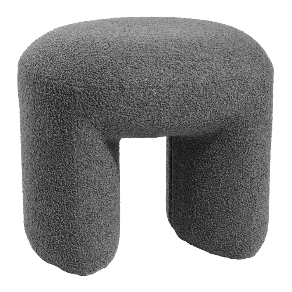 Multifunctional Household Modern Teddy Bear Fur Upholstered Ottoman