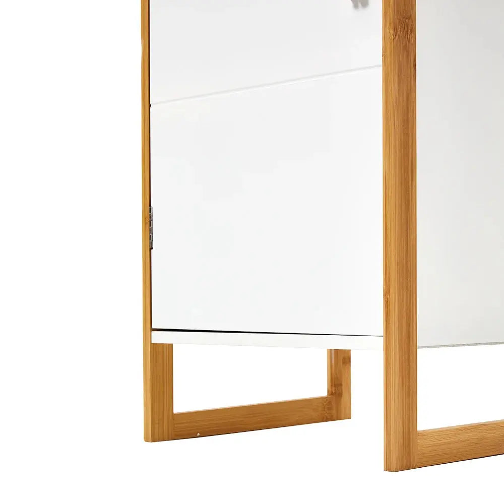 4-Tier Single-door Tall Bathroom Space Saver Organiser