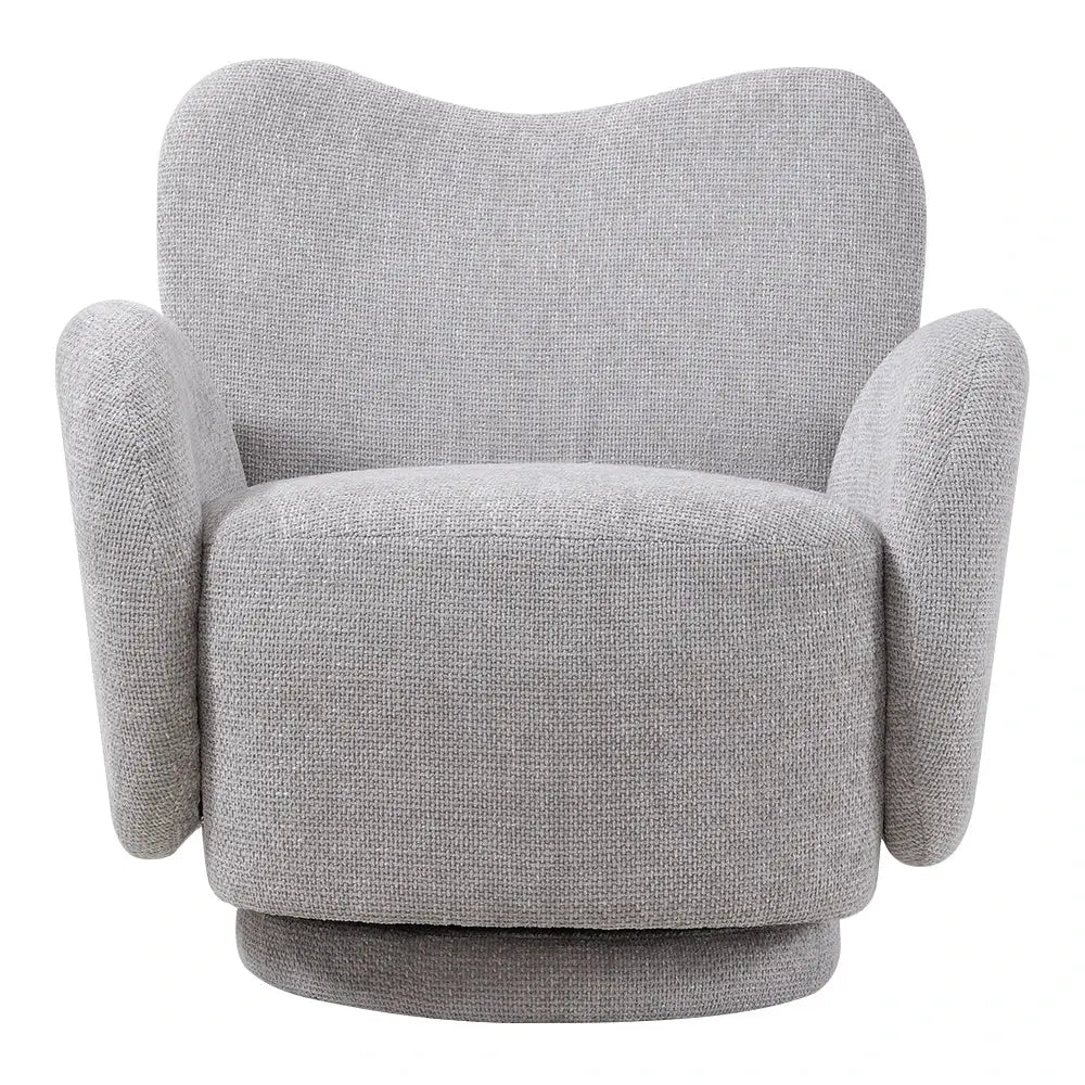 360° Upholstered Chenille Swivel Chair