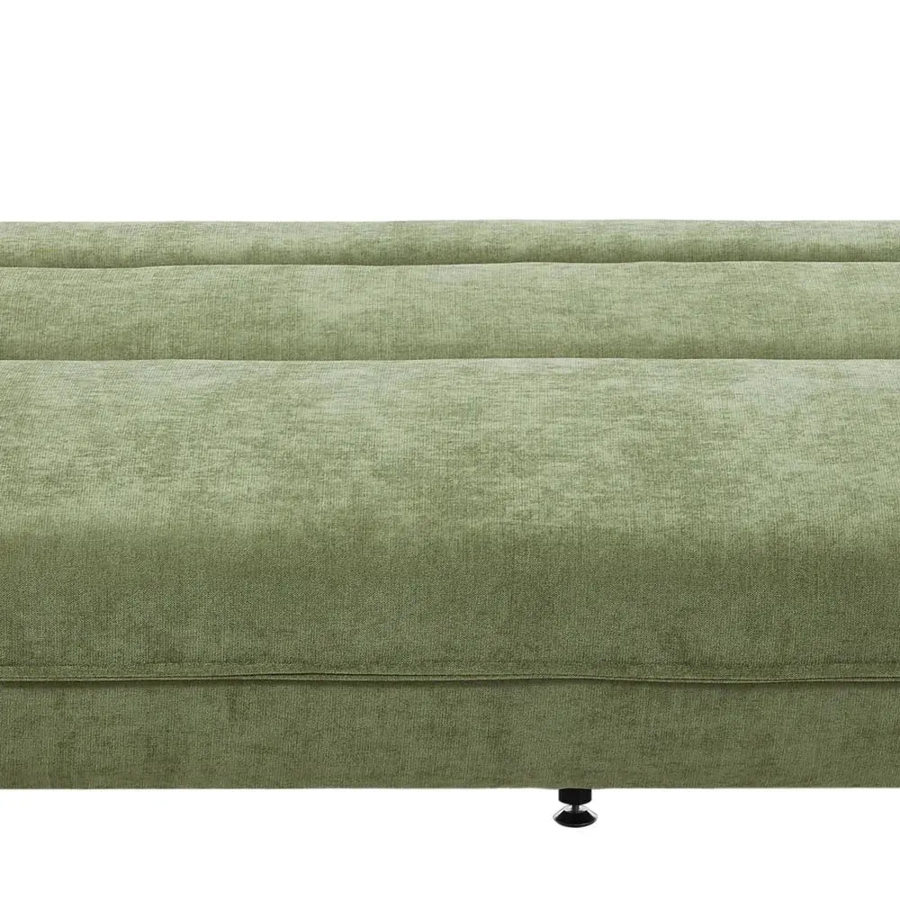 3-Seater Contemporary Convertible Sofa Bed with 2 Pillows Furnish Wise