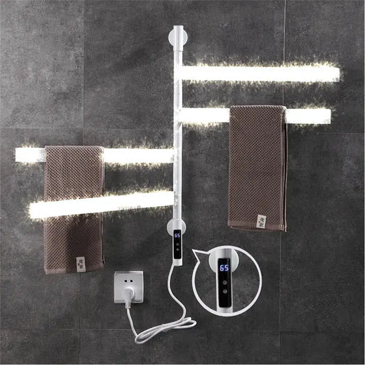 180 Degrees Smart Electric Bath Towel Warmer Furnish Wise