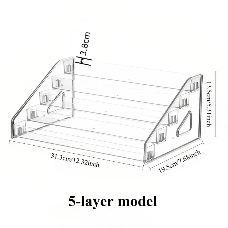 Elegant Acrylic Perfume & Cosmetic Organizer Furnish Wise