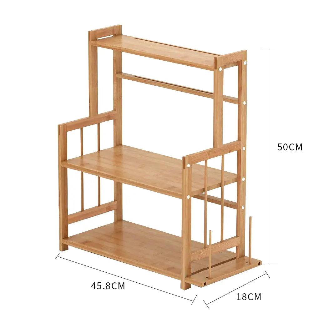 Spice Rack with Floating Storage Shelf