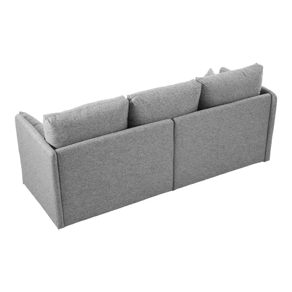 3-Seater Folding Sofa Bed with 2 Pillows Furnish Wise