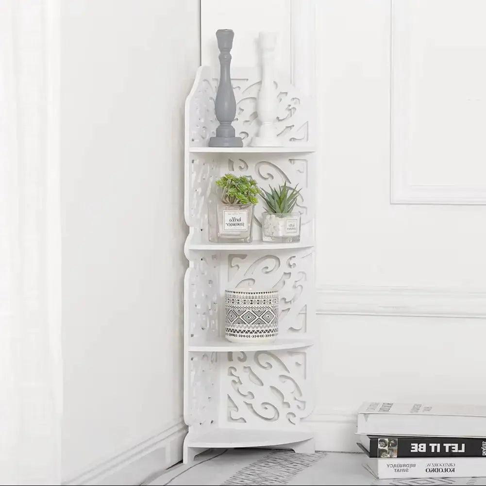 4 Tier Bookshelf Storage Unit Stand